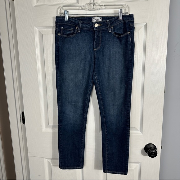 Paige Kylie Crop, size 29, Deep Indigo, denim, weekend, date night, casual - Picture 1 of 13